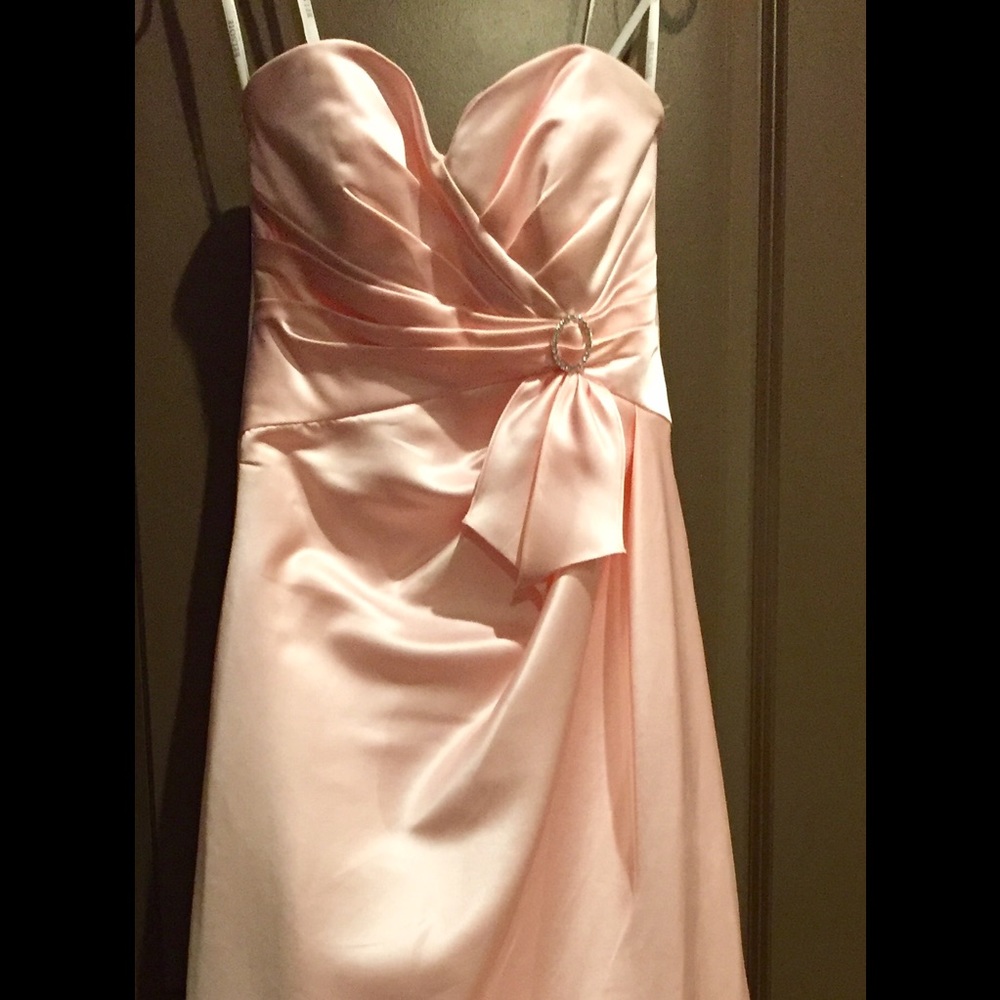 Blush Pink Floor Length Gown